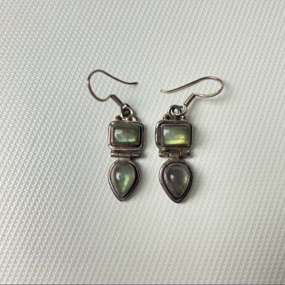 Sterling Silver Labradorite Earrings